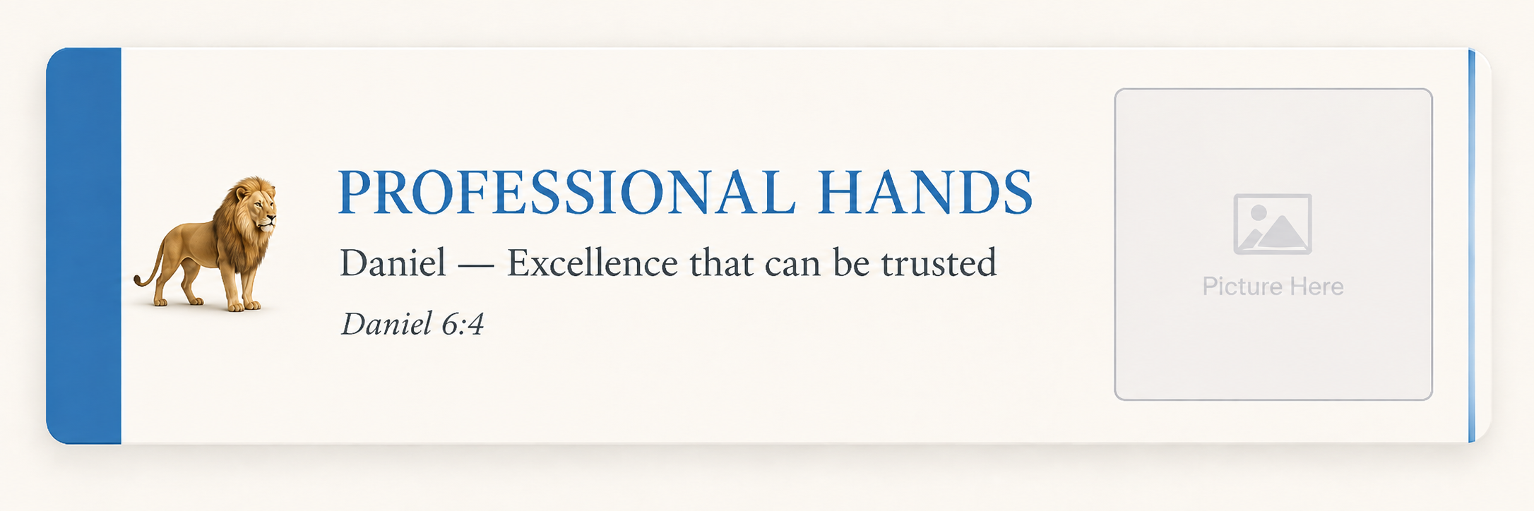 Professional Hands — Daniel