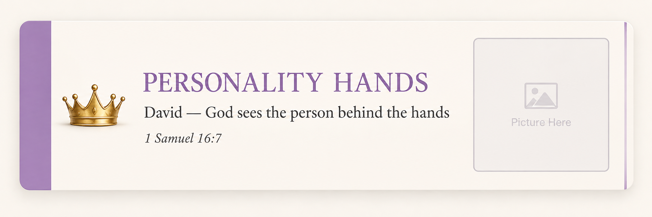 Personality Hands — David