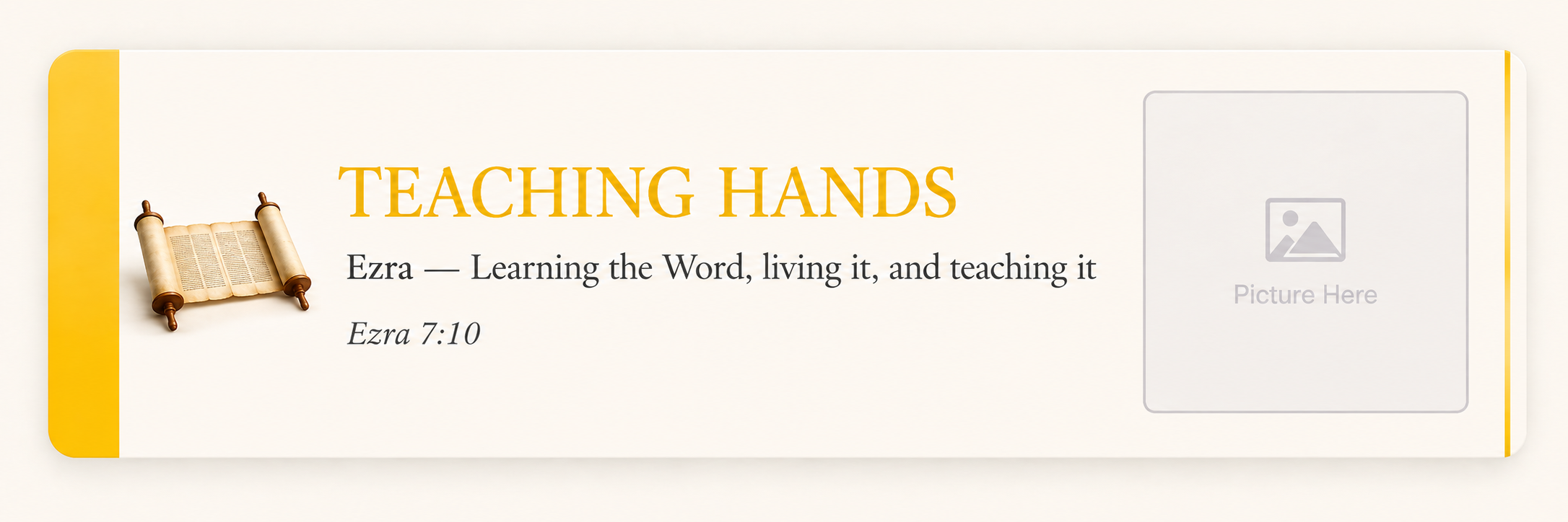 Teaching Hands — Ezra