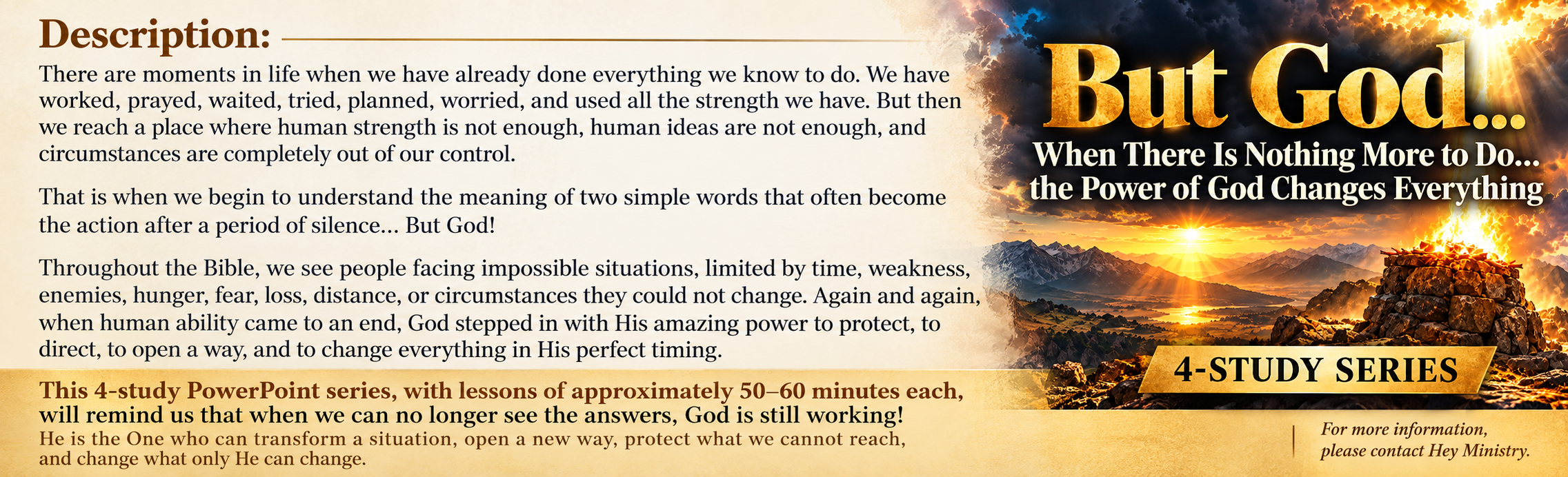 But God