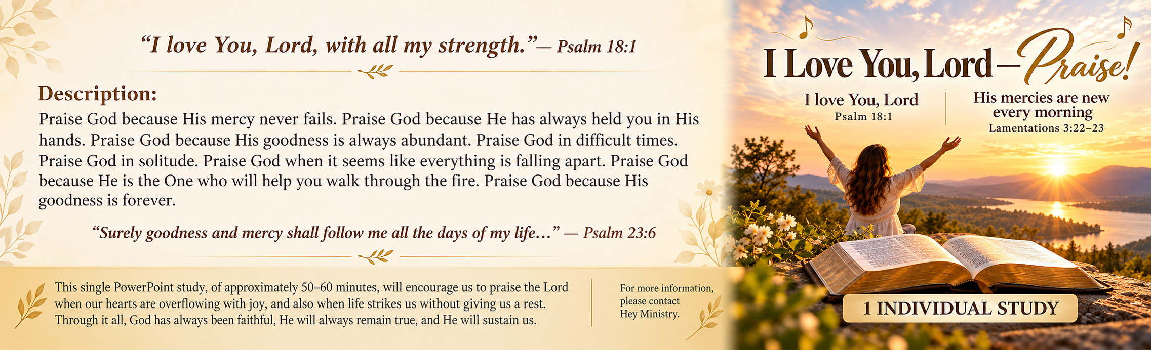 I Love You Lord