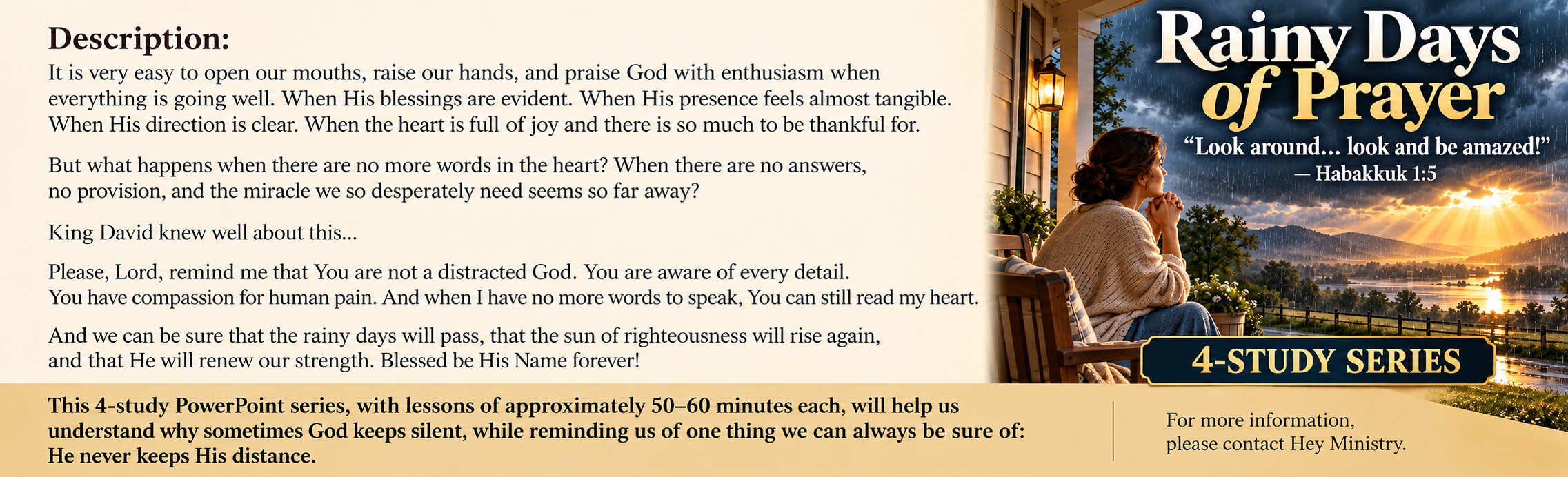 Rainy Days of Prayer